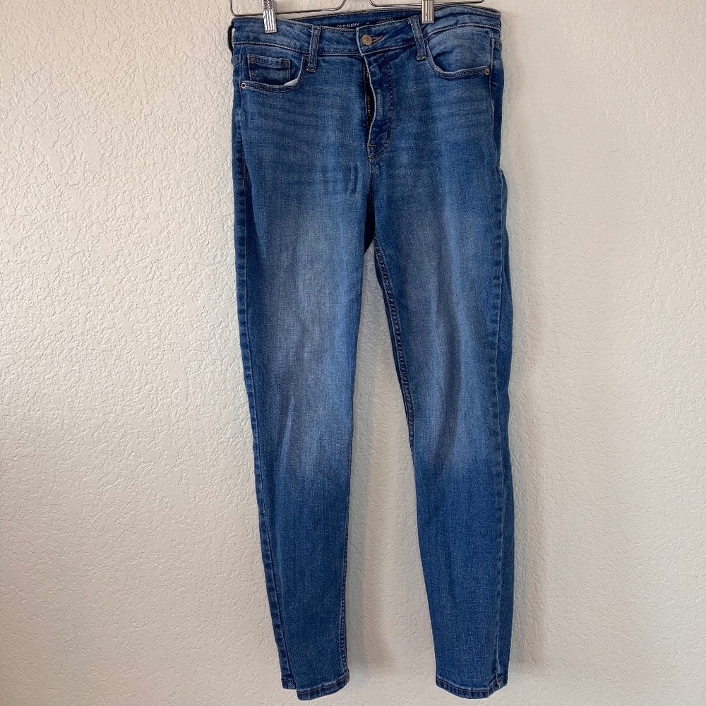 Old Navy Women's High-Rise Rockstar Super Skinny Jeans - Size 10, Medium Wash